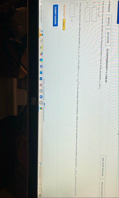 - / 1 Points ] ZILLDIFFEQMODAP 1 1 1 . 1 . 0 5 8