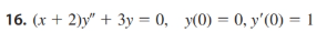 solve this D E using power series, find the