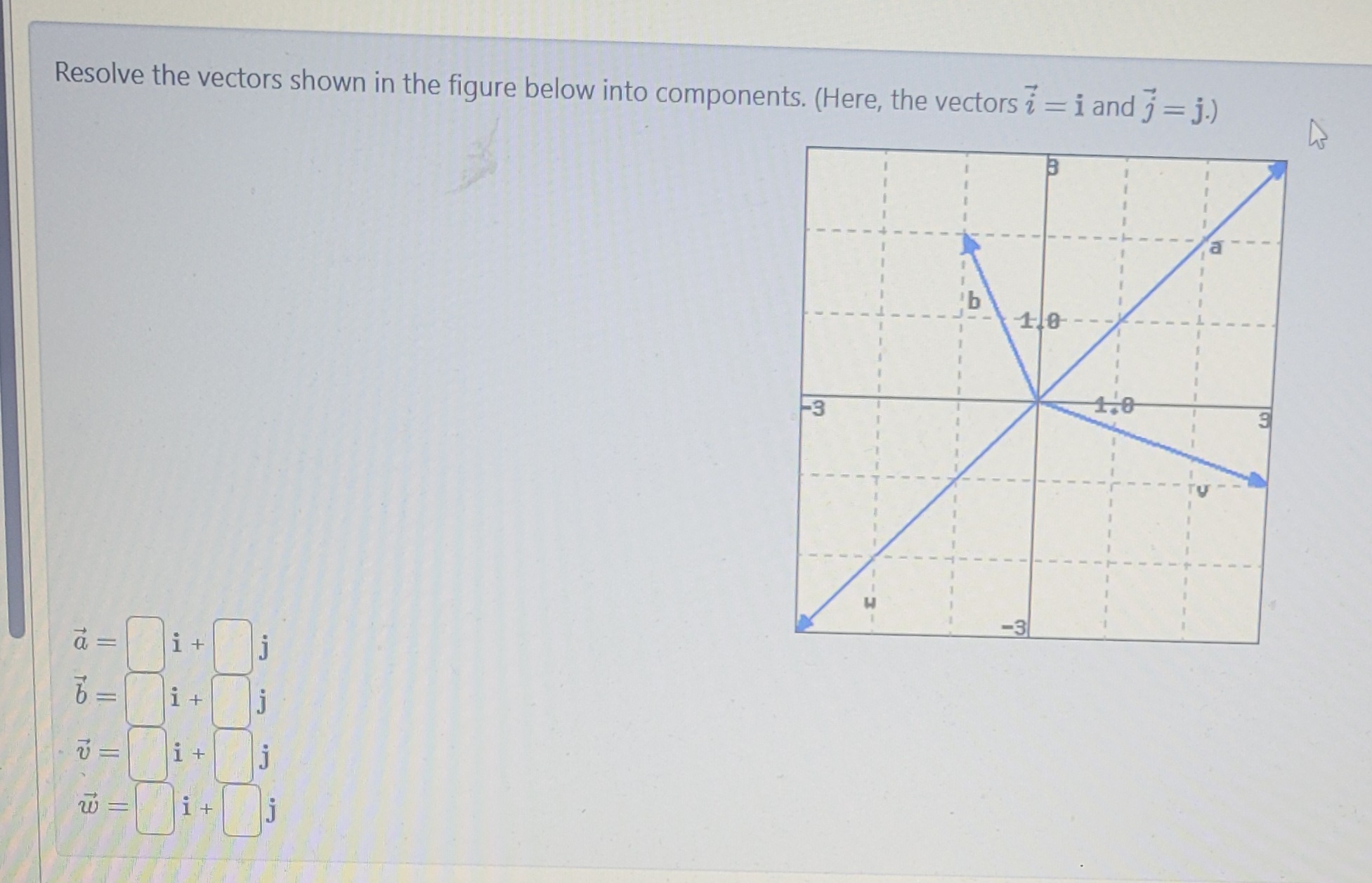 vec ( i ) = i and vec ( j ) = j . vec ( a ) = , i