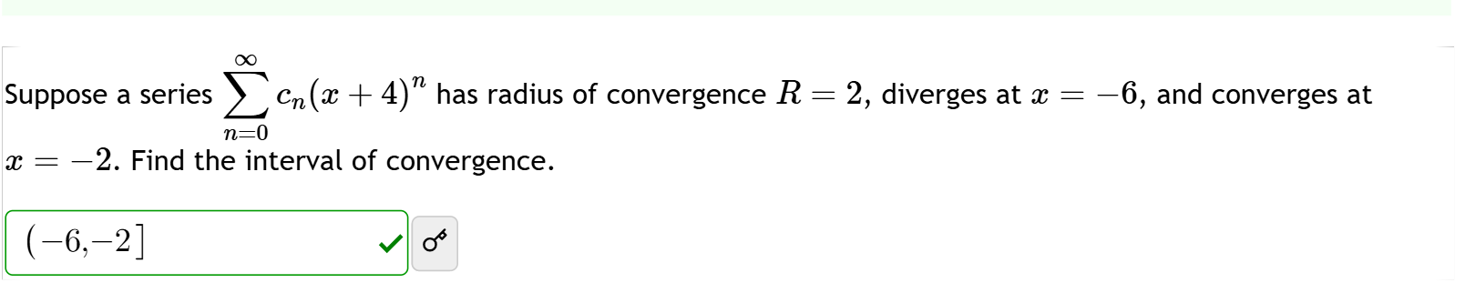 Suppose a series \ sum _ ( n = 0 ) ^ ( \ infty )
