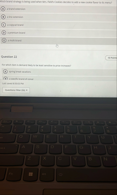 Which brand strategy is being used when Mrs .