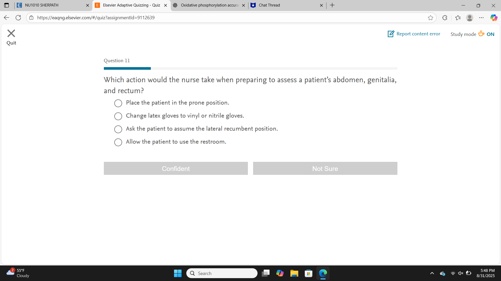 answer this C NU1010 SHERPATH X E Elsevier