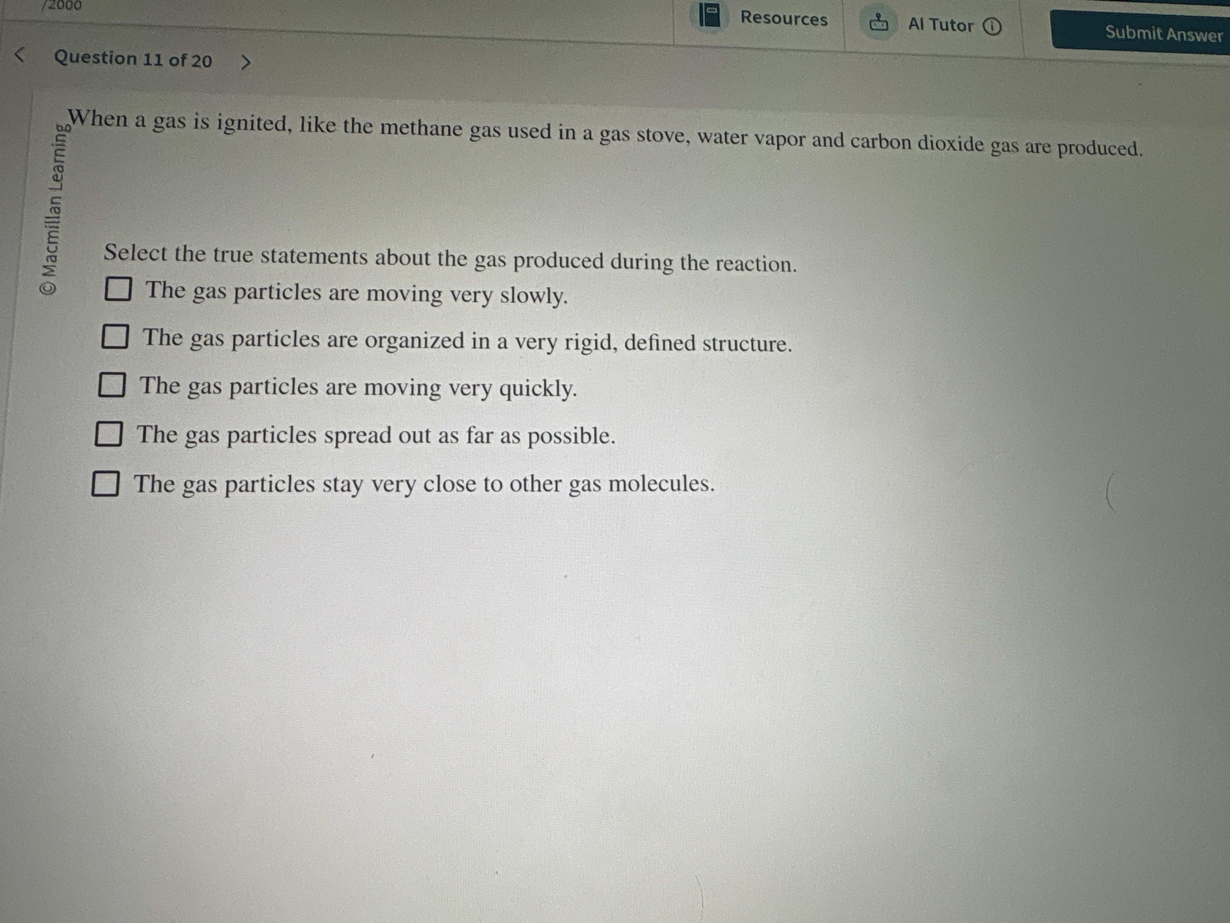 Can you answer this Resources Al Tutor O Submit