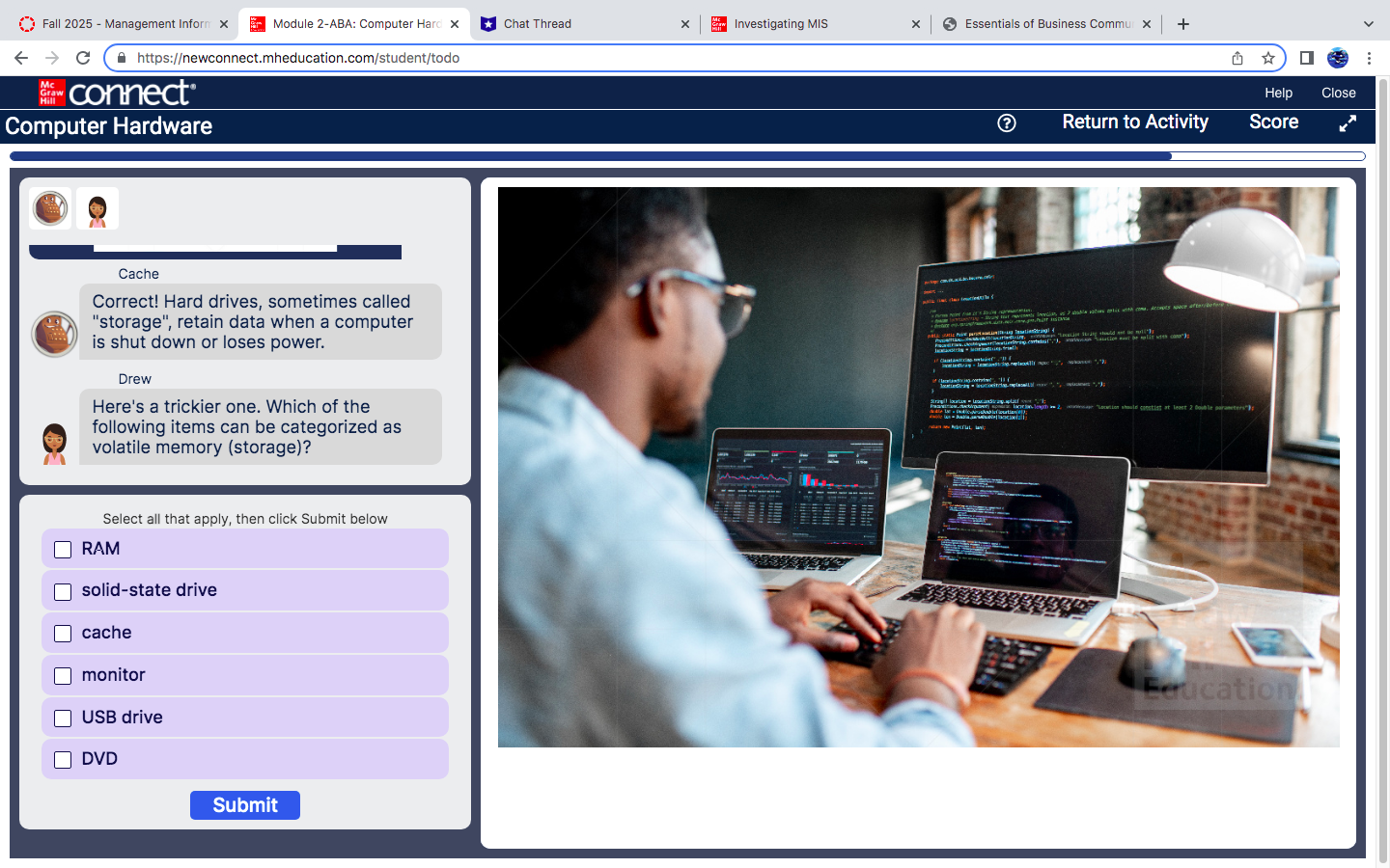 ANSWER ( Fall 2025 - Management Inform X Module