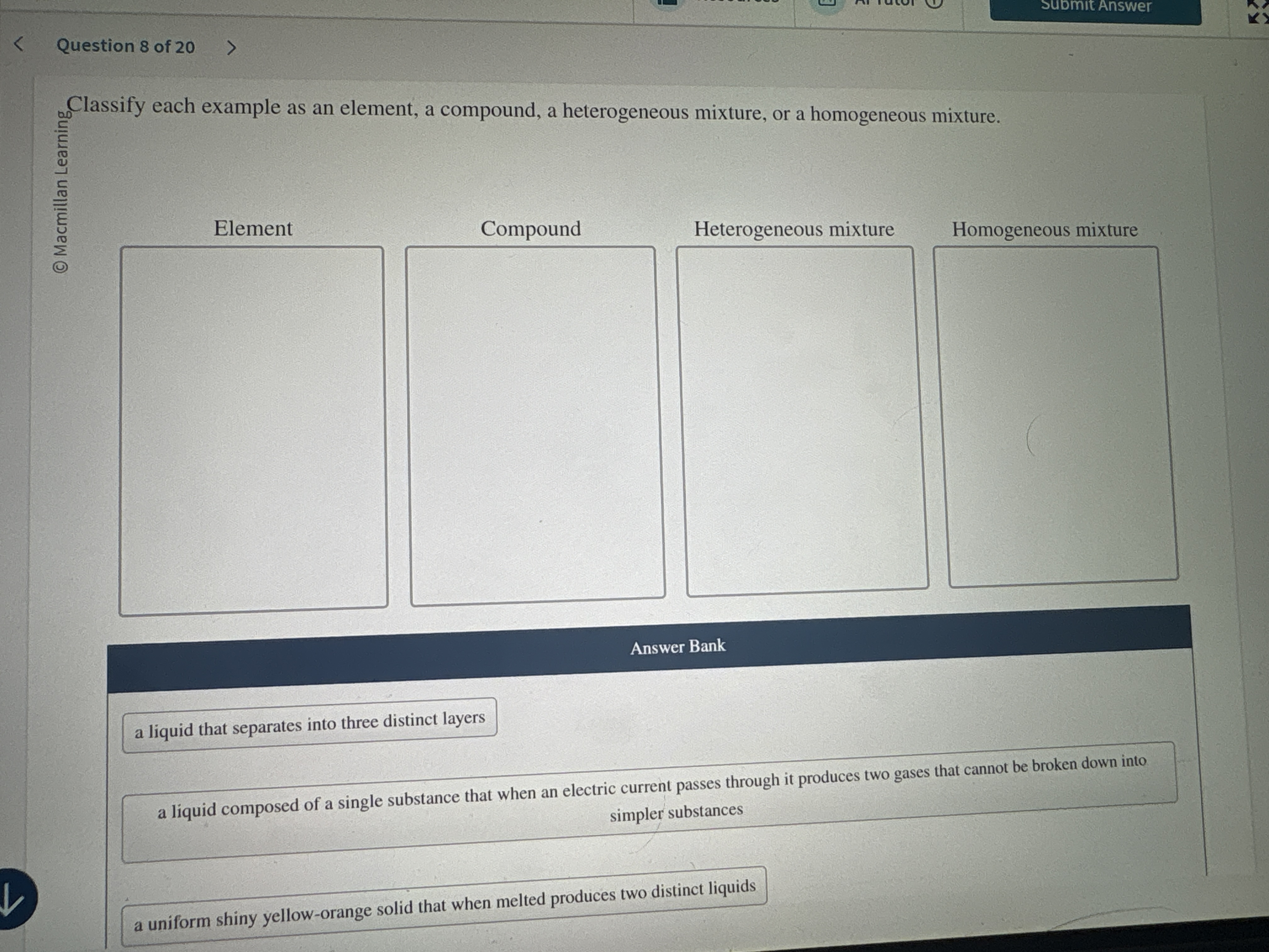 Can you answer this Submit Answer < Question 8 of