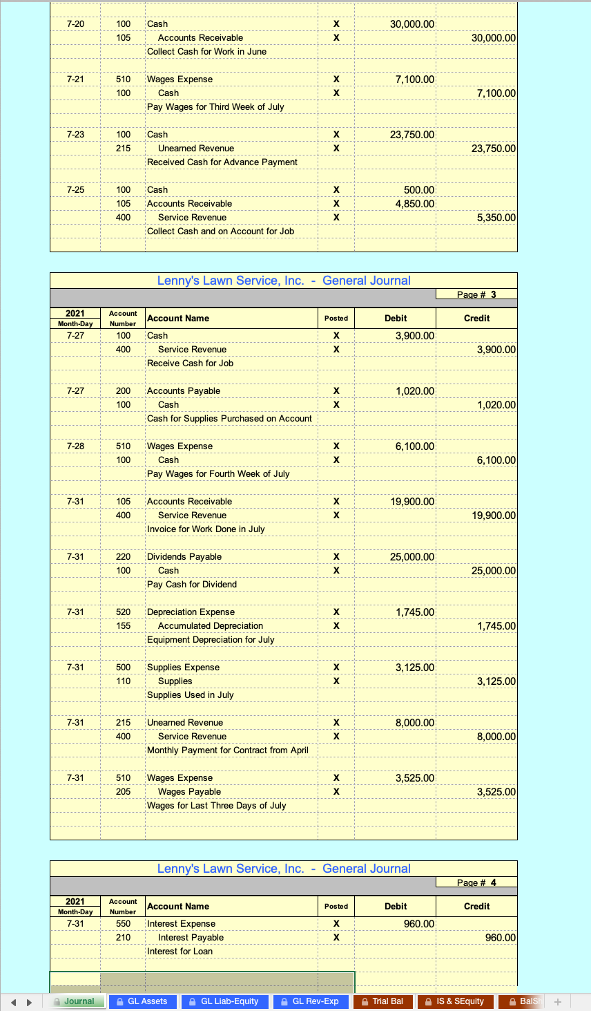 Solid Footing - Accounting Cycle Project The