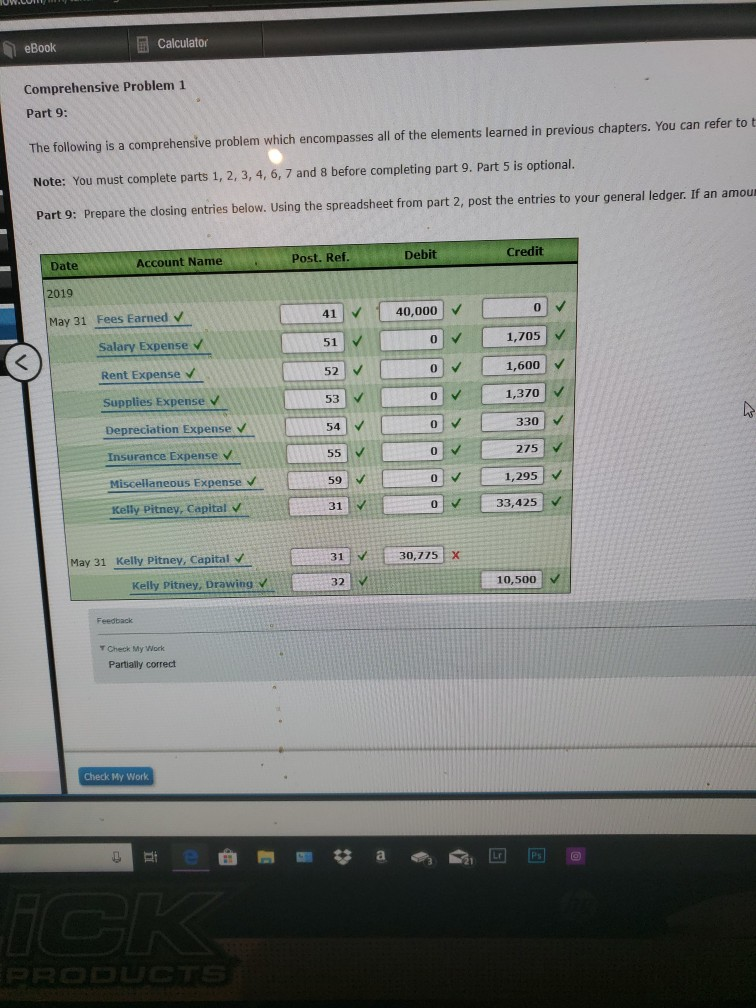 Part 9 Calculator eBook Comprehensive Problem 1
