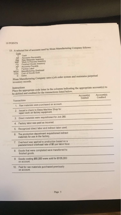 Study Guide Help to make sure I'm studying the