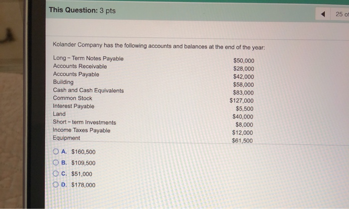 This Question: 3 pts If a journal entry includes