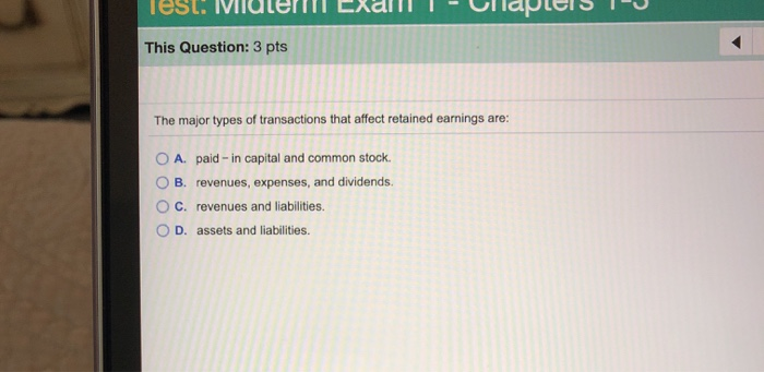 This Question: 3 pts If a journal entry includes