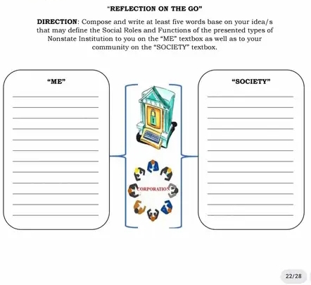 Answer this \"REFLECTION OW THE GO" DIRECTION: