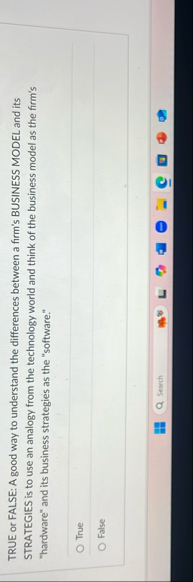 TRUE or FALSE: A good way to understand the