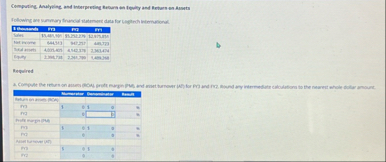 Computing Anslyine and interpreting Extors the
