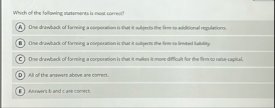 Which of the following statements is most