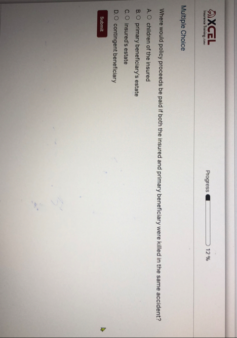 Progress 1 2 % Multiple Choice Where would policy