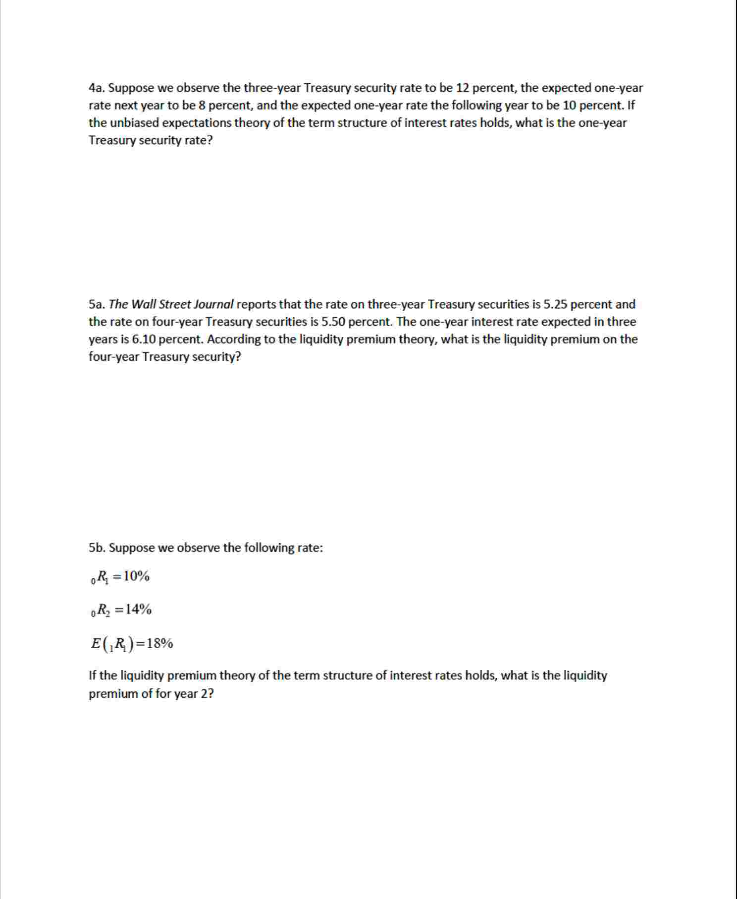 4 a . Suppose we observe the three - year