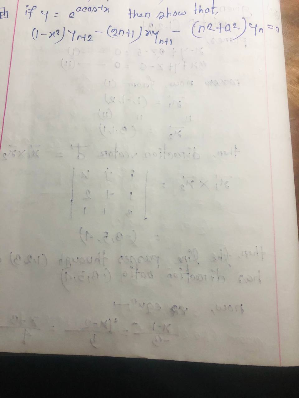 i f y = e a c o s - 1 x then show that, ( 1 - x 2