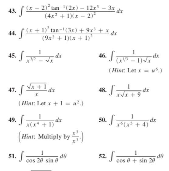 ( x - 2 ) 2 t a n - 1 ( 2 x ) - 1 2 x 3 - 3 x ( 4