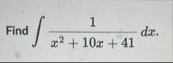 Find 1 x 2 1 0 x 4 1 d x