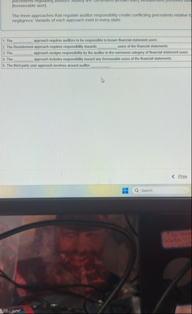 ( foresecable user ) . The three approaches that
