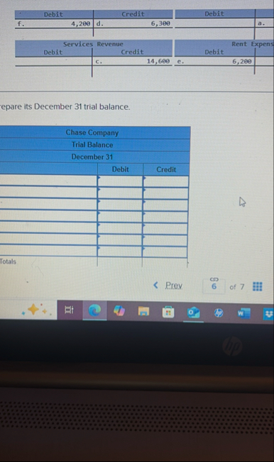 \ table [ [ Debit , Credit,Debit, ] , [ f . 4 , 2