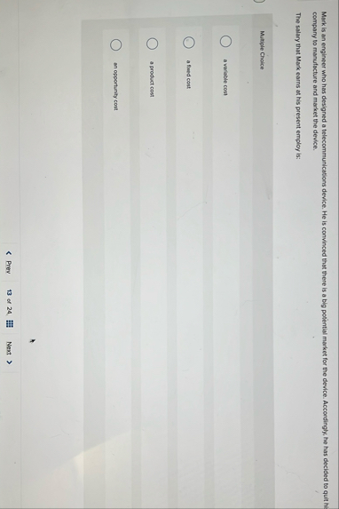 Mark is an engineer who has designed a