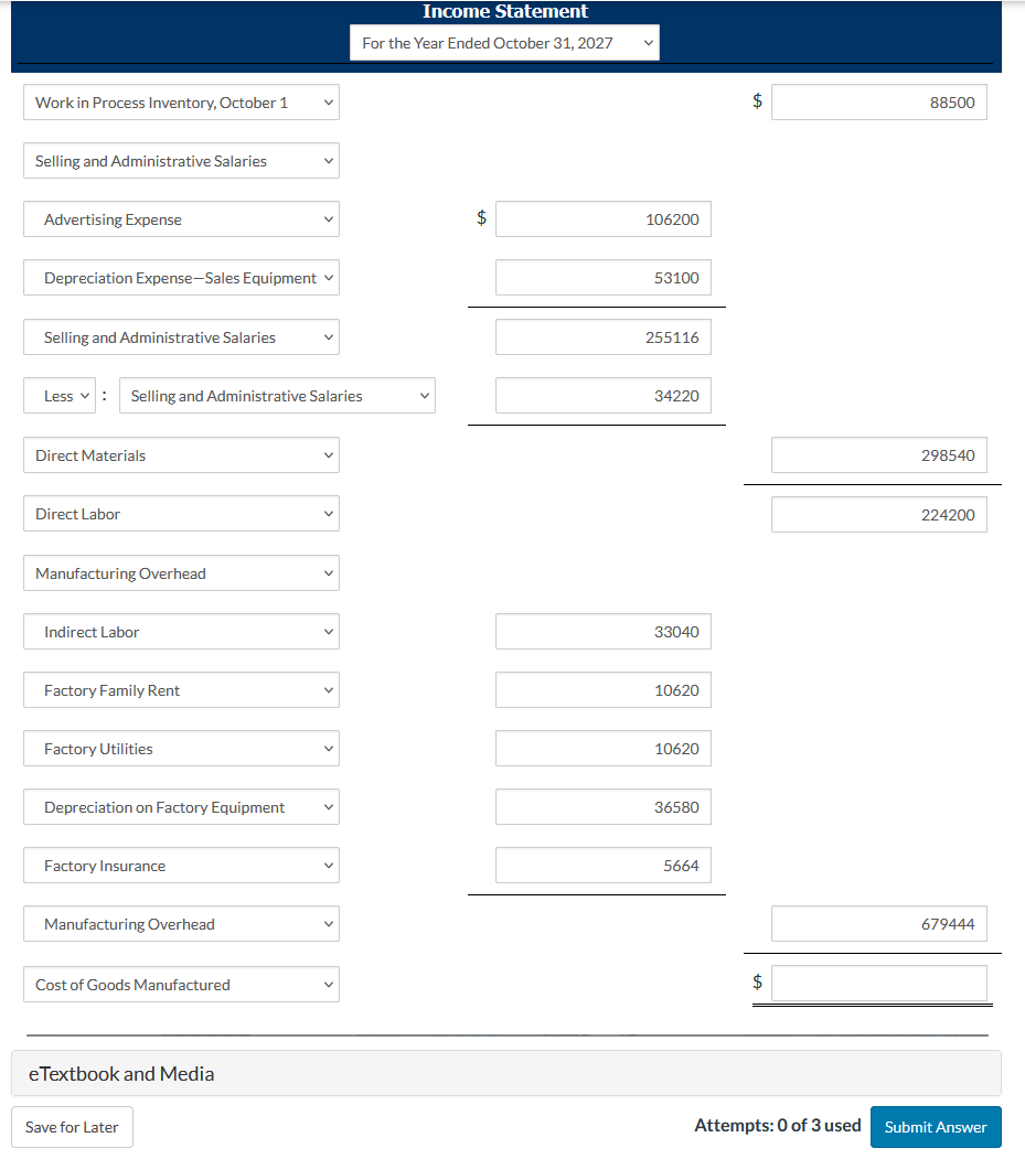 4 . 8 7 1 0 Work i n Process Inventory, October 1