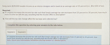 Song ears $ 2 1 0 , 0 0 0 taxable ncome as an