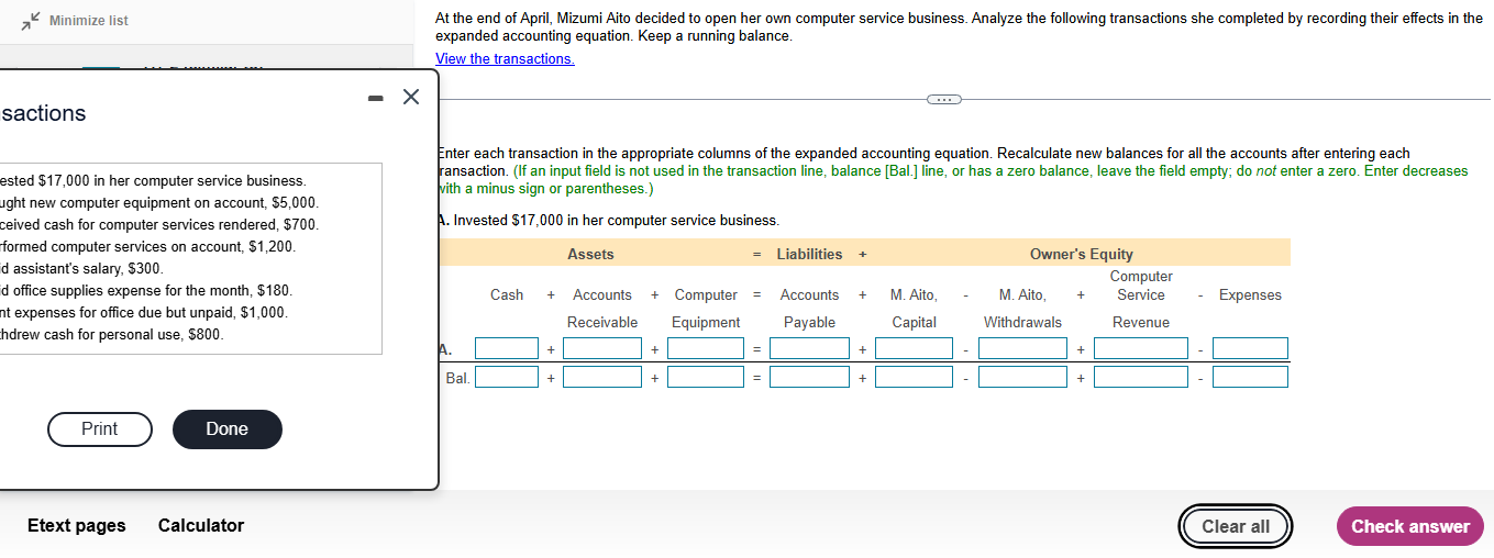 sactions ested \ ( \ $ 1 7 , 0 0 0 \ ) in her