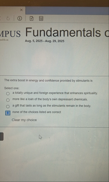 ypus Fundamentals Aug. 5 , 2 0 2 5 - Aug. 2 9 , 2