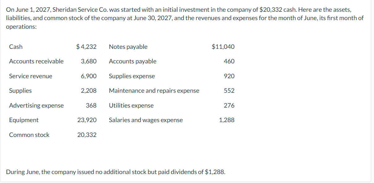 On June 1 , 2 0 2 7 , Sheridan Service Co . was