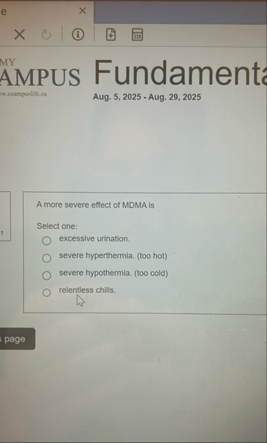 Fundament Aug. 5 , 2 0 2 5 - Aug. 2 9 , 2 0 2 5 A