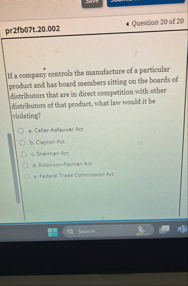 save pr 2 fb 0 7 t . 2 0 . 0 0 2 Question 2 0 of