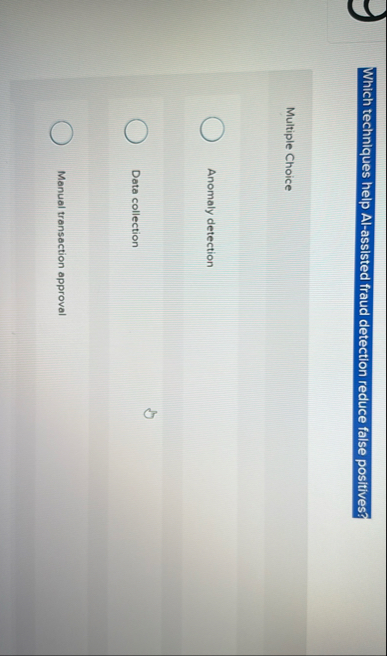 Which techniques help AI - assisted fraud