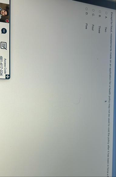 Except for fraud, misstatements made on an