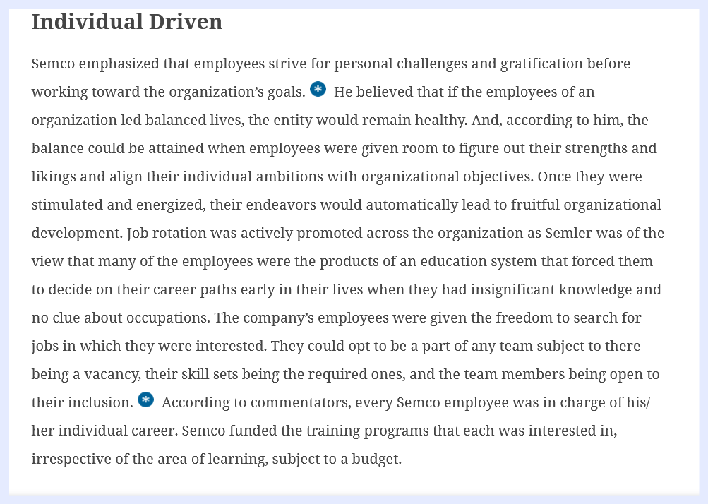 Assignment : Case Study: Disorganization at Semco