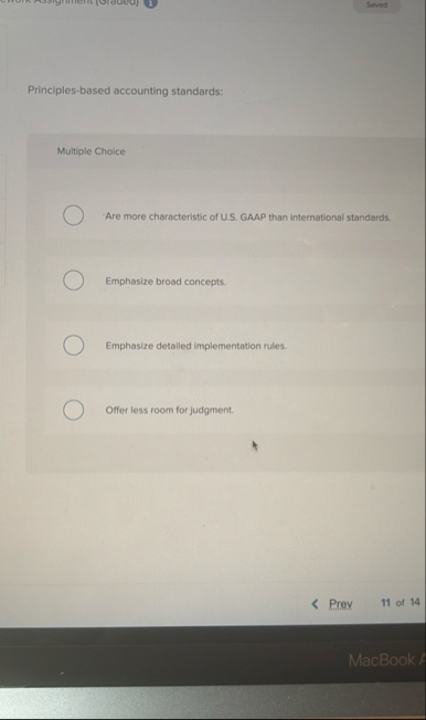 Seved Principles - based accounting standards: