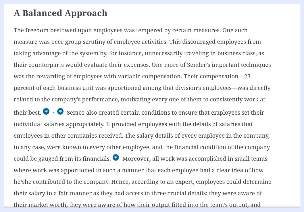 Assignment : Case Study: Disorganization at Semco