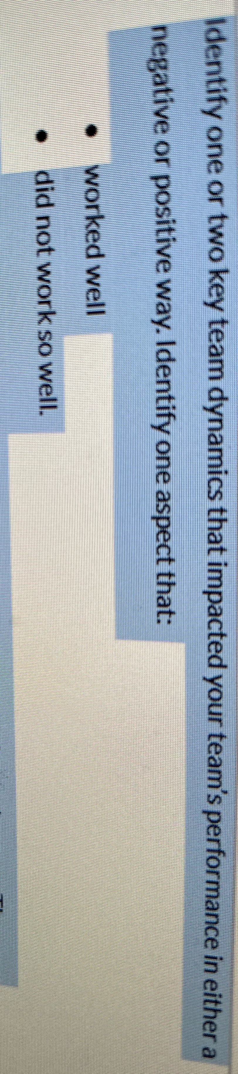 Explain also how these were managed and described