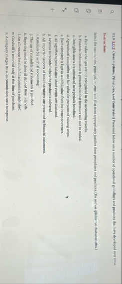 2 1 . 9 ( L . 0 . 3 ) ( Assumptions , Frinciples,