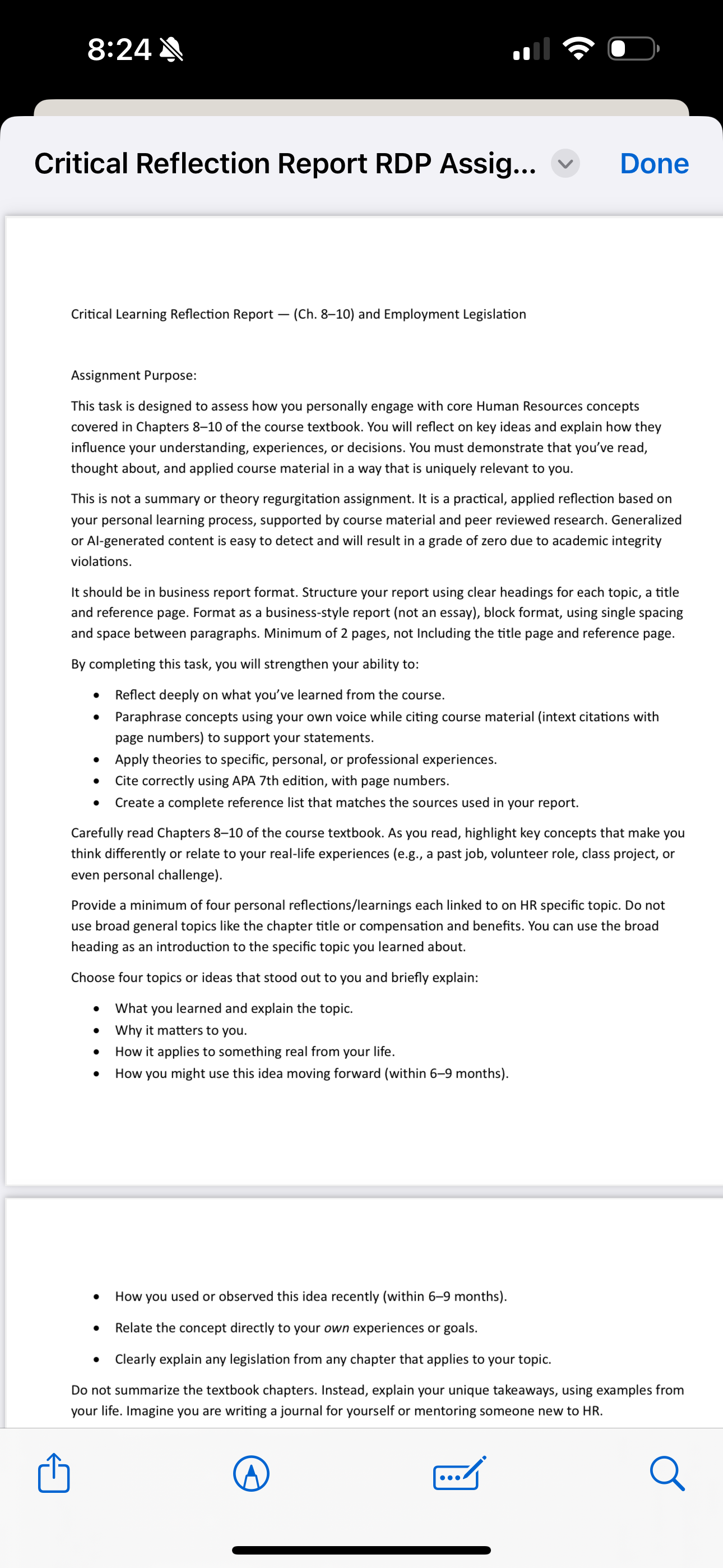 Critical Learning Reflection Report ? (Ch. 8-10)