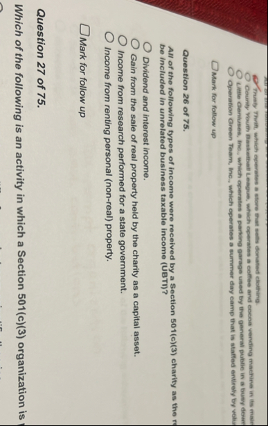 Thusty Thrif, which operaties a store that sells