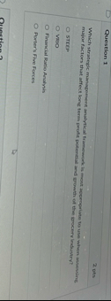 Question 1 2 uts major factors that affect kone