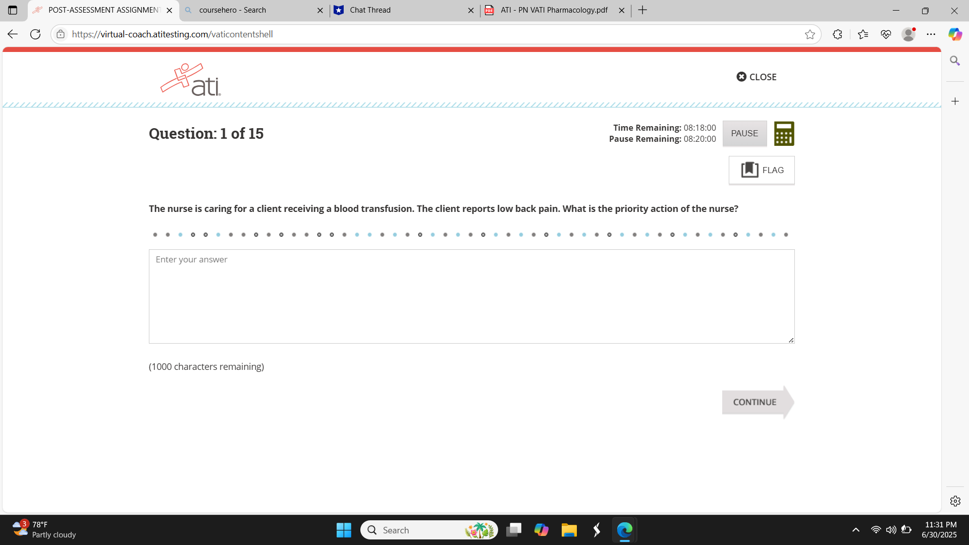 Answer this? POST-ASSESSMENT ASSIGNMENT X Q