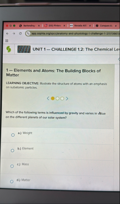 Bartending ( 5 5 ) Pintere Mevada ABs Compare B .