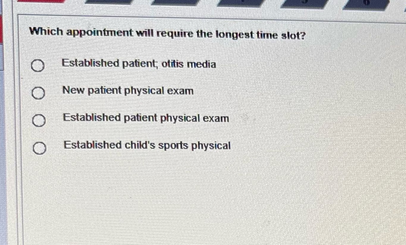 Answer for me Which appointment will require the