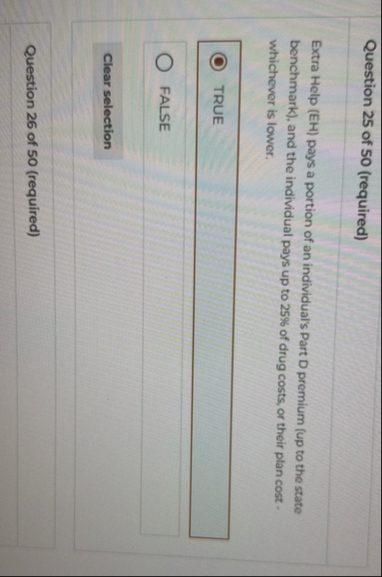 Question 2 5 of 5 0 ( required ) Extra Help ( EH