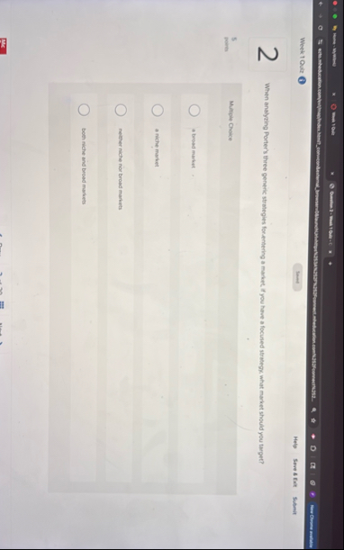 Week 1 Ouiz 6 Help Save 8 Enet Submit 2 When