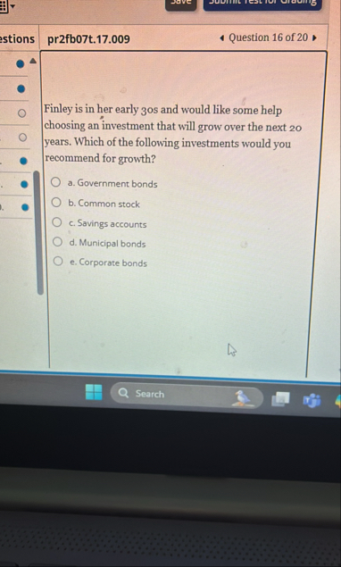 astions pr 2 fb 0 7 t . 1 7 . 0 0 9 Question 1 6