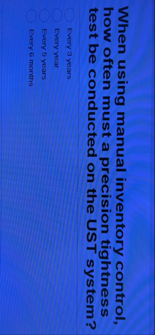 When using manual inventory control, how often